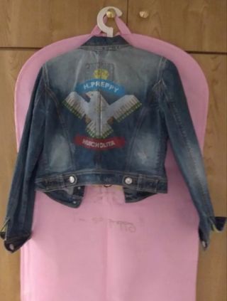 Chaqueta tejana vaquera azul Talla XS