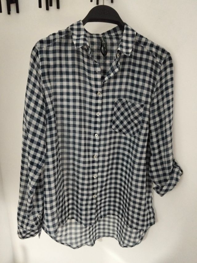 Camisa cuadros Stradivarius