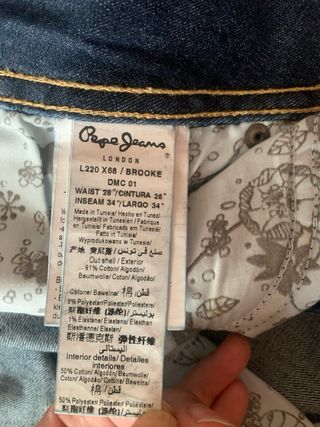 Pantalón vaquero Pepe Jeans azul