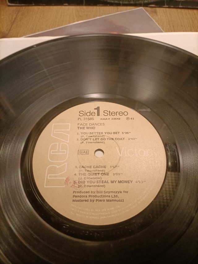 Vinile LP The Who Face Dances 33 giri