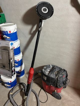 Aspiradora industrial y lijadora flex