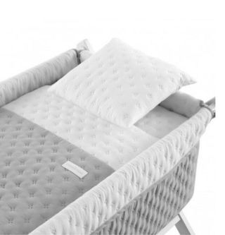 Minicuna tijera madera/blanco sin estrenar