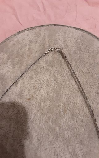 Girocollo cavetto acciaio 3 pendenti tondi