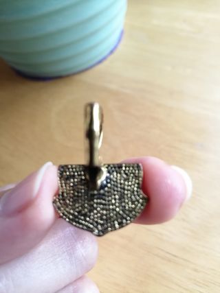 Pendientes dorados étnicos Natura