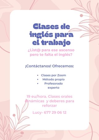 Clases de inglés