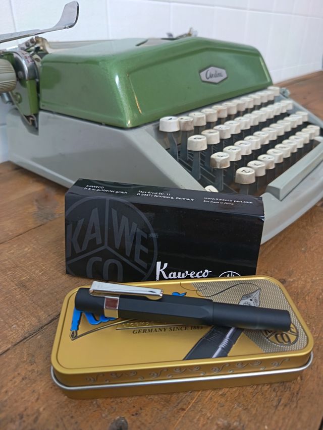 Pluma Estilográfica Kaweco AL Sport Aluminio Negro