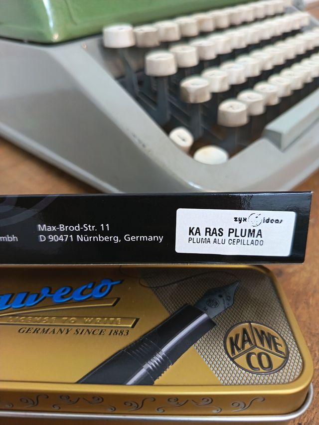 Pluma Estilográfica Kaweco AL Sport Aluminio Negro