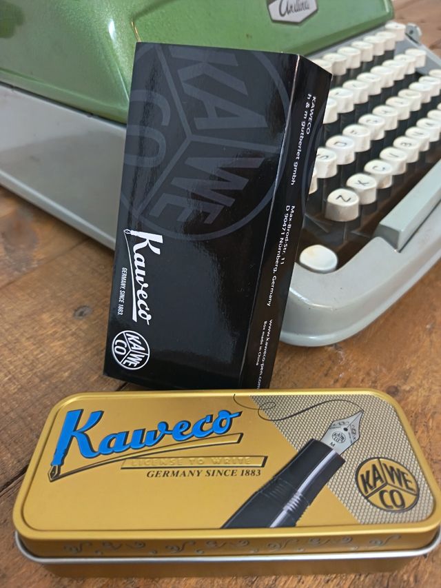 Pluma Estilográfica Kaweco AL Sport Aluminio Negro