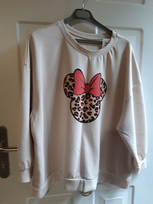 Sudadera Beige Minnie Mouse
