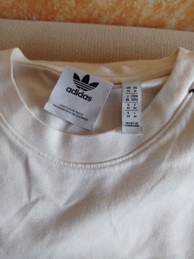 Camiseta Adidas Talla M Blanca