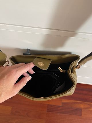 Bolso acolchado GR verde caza