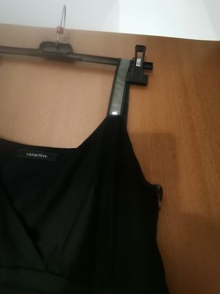 Abito elegante donna nero/verde oliva scuro