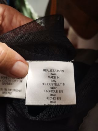 Abito elegante donna nero/verde oliva scuro