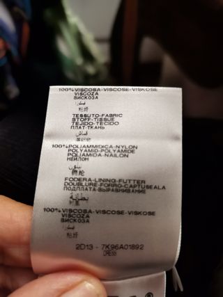 Abito elegante donna nero/verde oliva scuro