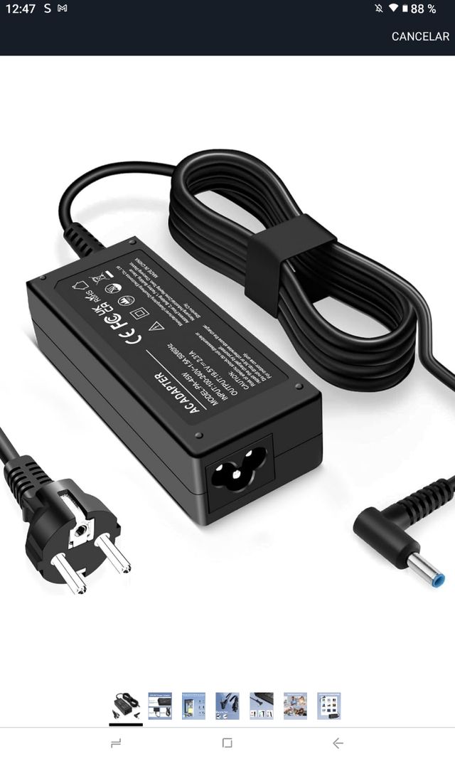 Cargador PA-45W 19.5V 2.31A