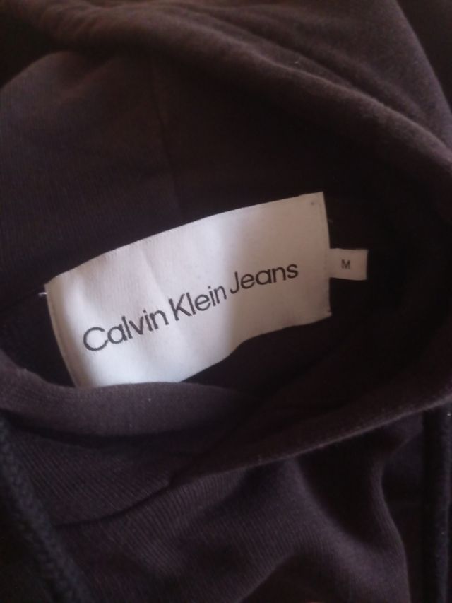 Sudadera Calvin Klein Jeans Negra Chico