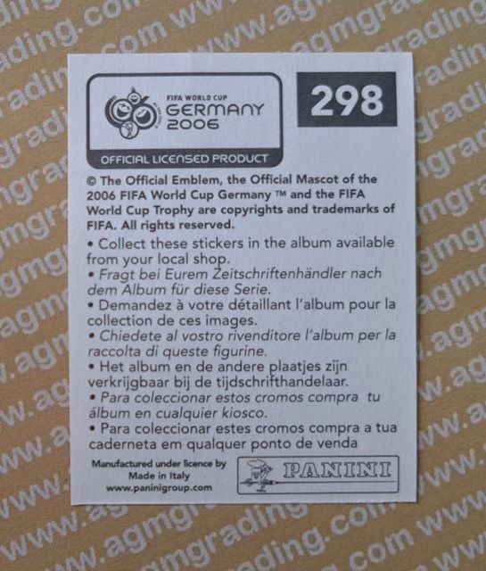 Cristiano Ronaldo POR Mundial Alemania 2006 Rookie