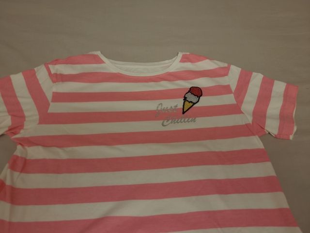 Camiseta Rayas Rosas Talla 13-14 Años