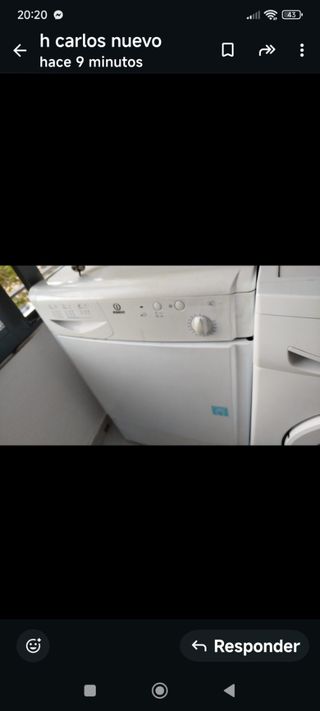 Secadora Indesit de 7 kilos por condensación 