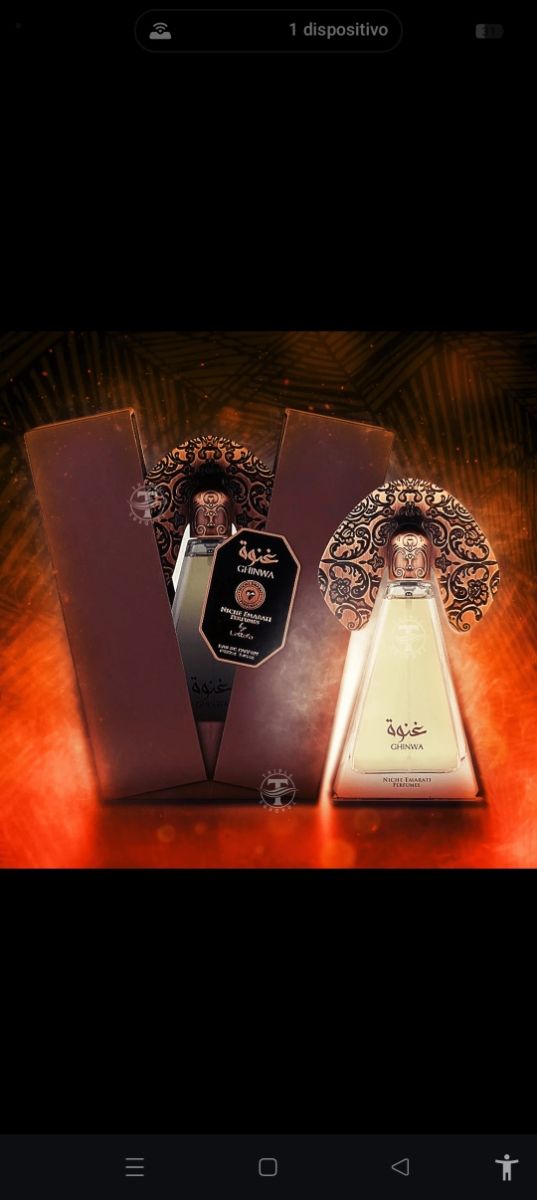 Perfume GHINWA Árabe Dorado