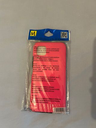 Custodia in silicone per Huawei P40 Lite - Rosa fucsia