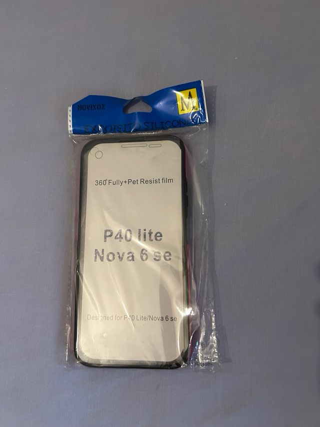 Custodia in silicone per Huawei P40 Lite - Rosa fucsia