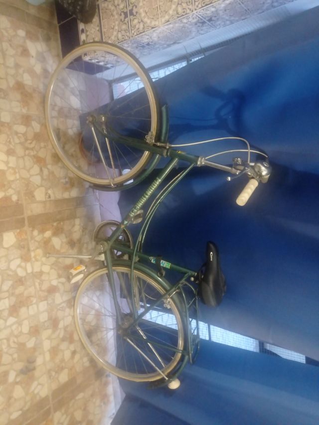 *Bicicleta vintage verde*