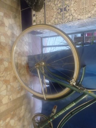 *Bicicleta vintage verde*