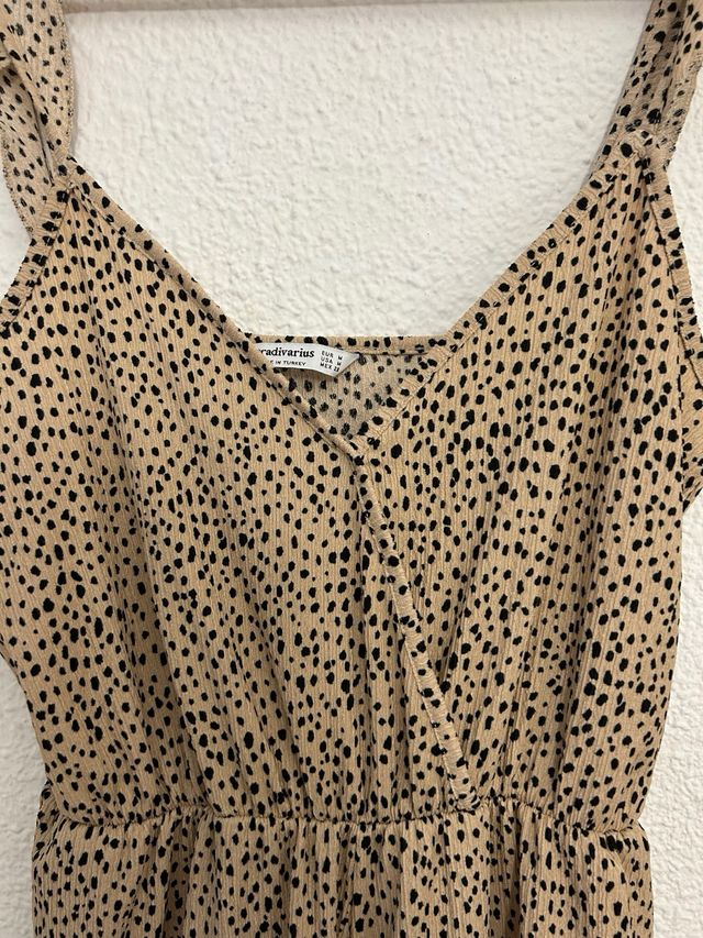 Mono largo estampado animal print talla M