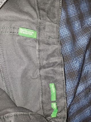 Pantaloni bambino Benetton grigi