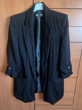 Chaqueta Zara Negra Mujer