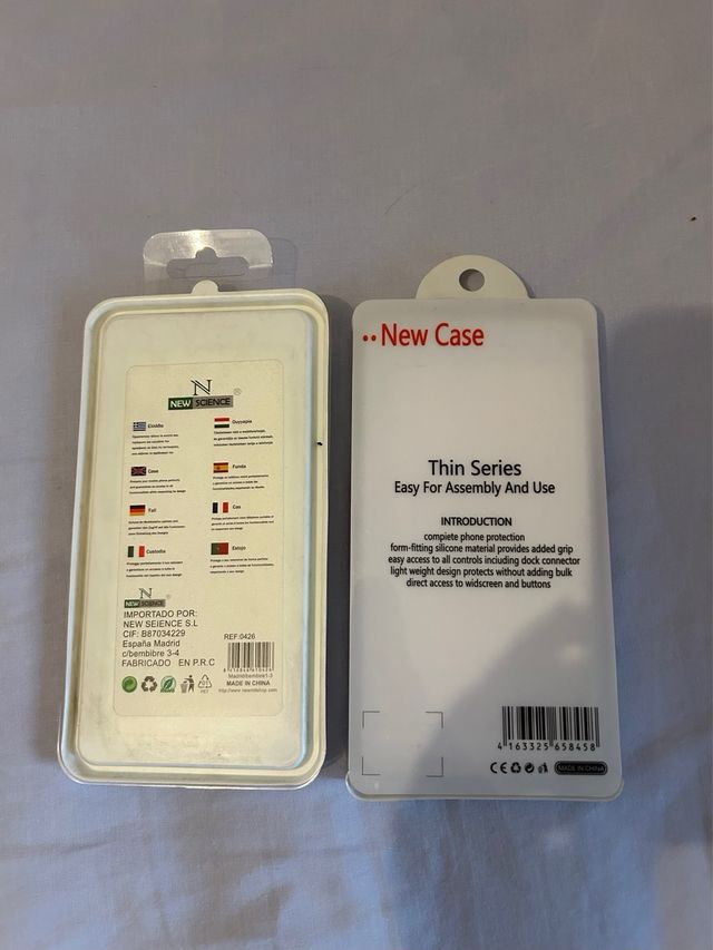 2 custodie per Huawei P40 (turchese e trasparente)