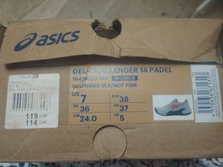 Zapatillas Asics Mujer Talla 38