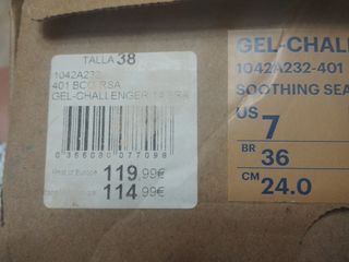 Zapatillas Asics Mujer Talla 38