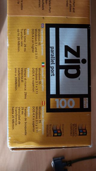Disquetera Externa Iomega Zip +50 disquetes zip100