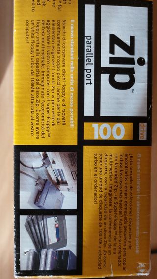 Disquetera Externa Iomega Zip +50 disquetes zip100