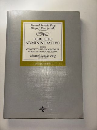 Libro Derecho Administrativo I Manuel Rebollo
