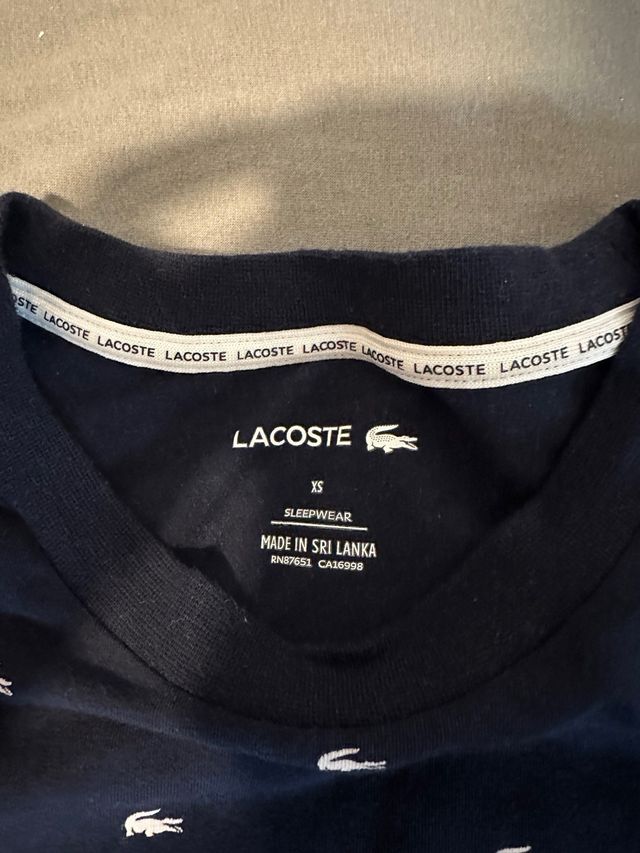 Camiseta Lacoste Azul
