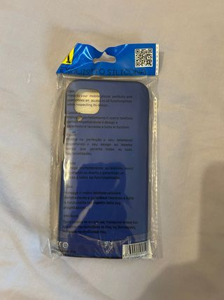 Custodia in silicone blu per Huawei P40 Lite
