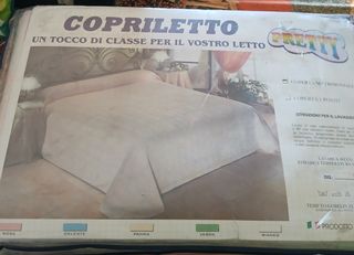 Copriletto matrimoniale rosa in cotone
