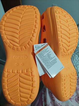 Zapatillas Crocs Naranja Talla 41