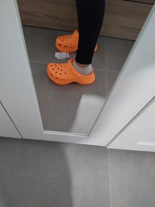 Zapatillas Crocs Naranja Talla 41
