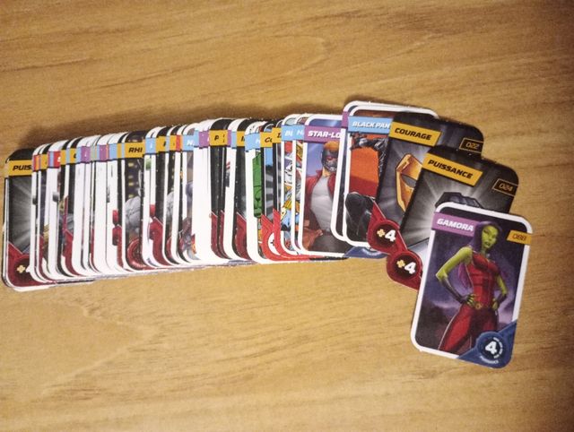 Lote cartas Marvel Leclerc