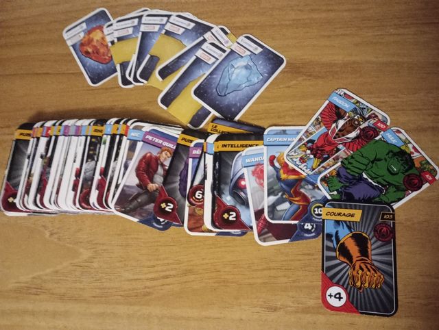 Lote cartas Marvel Leclerc