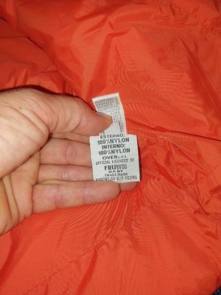 Giubbotto bambina Frutta arancione