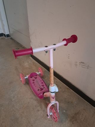 Patinete infantil 3 ruedas rosa