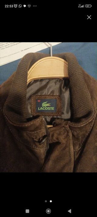 Abrigo Lacoste Marrón