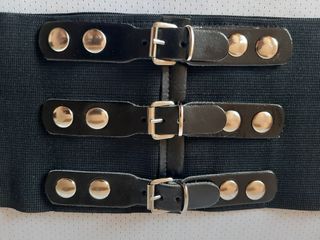 Cintura elastica con tre fibbie