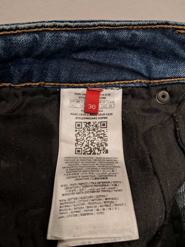 Vaqueros Guess Azules Hombre