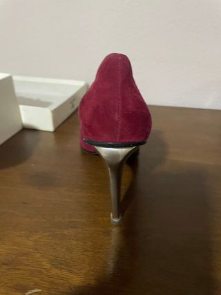 Zapatos de tacón Farrutx burdeos